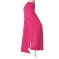 thumbnail image 1 of BLVB Womens Wide Leg Yoga Pants High Waisted Stretchy Joggers Casual Loose Comfy Lounge Sweatpants Pajama Flowy Pants, 1 of 7