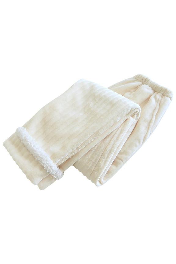 Womens Winter Cozy Lounge Pajama Pants Warm Soft Fuzzy Fleece Pjs Bottoms Sleepwear with Pockets