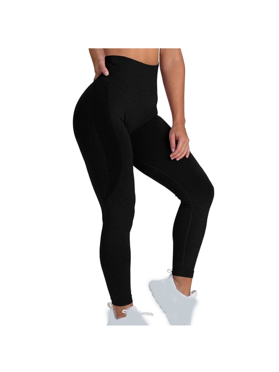 Workout Leggings for Women High Waisted Scrunch Butt Lifting Booty Tights Seamless Yoga Fitness Gym Pants