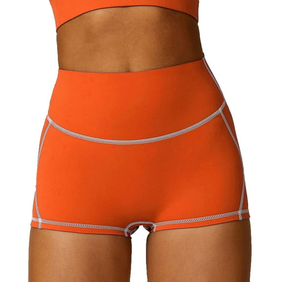 BLVB Workout Shorts Womens High Waist Butt Lifting Tights Scrunch Yoga Gym Shorts Exercise Women's Short Pants