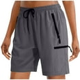 thumbnail image 1 of BLVB Workout Shorts for Women Elastic Waist Drawstring Quick Dry Running Athletic Summer Shorts with Pockets, 1 of 6