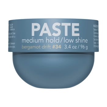BLVD & CO Men's Paste, Medium Hold Low Shine, Defining Styling Hair Paste with Jojoba Oil, Bergamot Drift Scent, 3.4 oz Jar