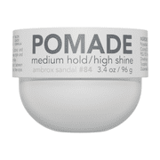 BLVD & CO Mens Pomade, Medium Hold High Shine, Classic Styling Hair Pomade with Coconut Oil, Ambrox Sandal Scent, 3.4 oz Jar