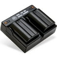 thumbnail image 1 of BM 2 EN-EL15B Batteries and Dual Bay Battery Charger for Nikon Z6 Z7 D780 1 V1 D500 D600 D610 D750 D800 D810 D850 D7000 D7100 D7200 D7500 Cameras, 1 of 8