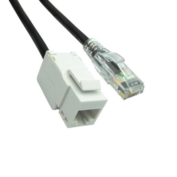 BM-6AJPK003F Modular Cable Jack to Plug 8p8c (RJ45, Ethernet) 3.00' (914.4mm) Unshielded : RoHS