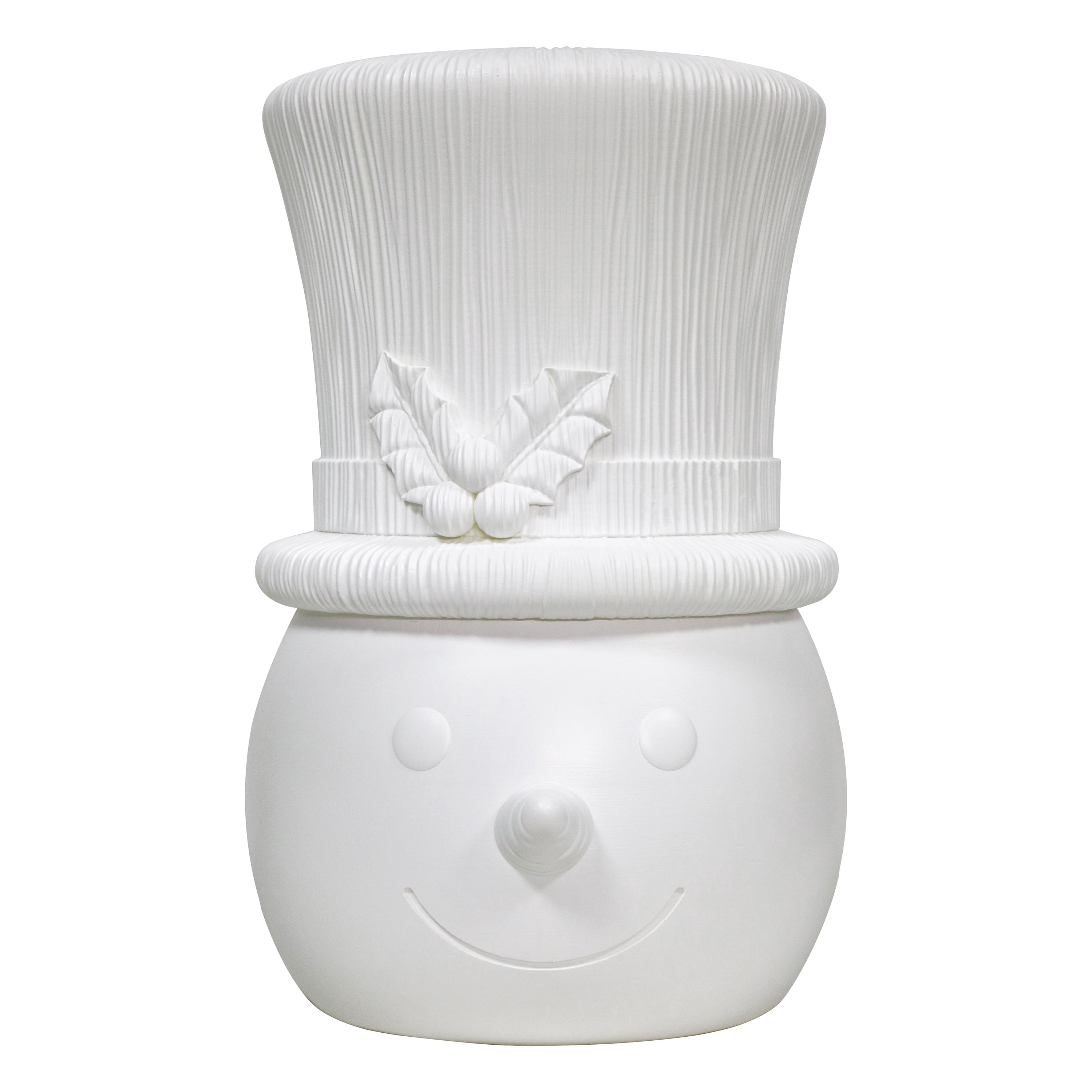 Paint-it-Yourself Blow Mold Snowman Decorative Nutcracker Head, White, 22.4", by Holiday Time