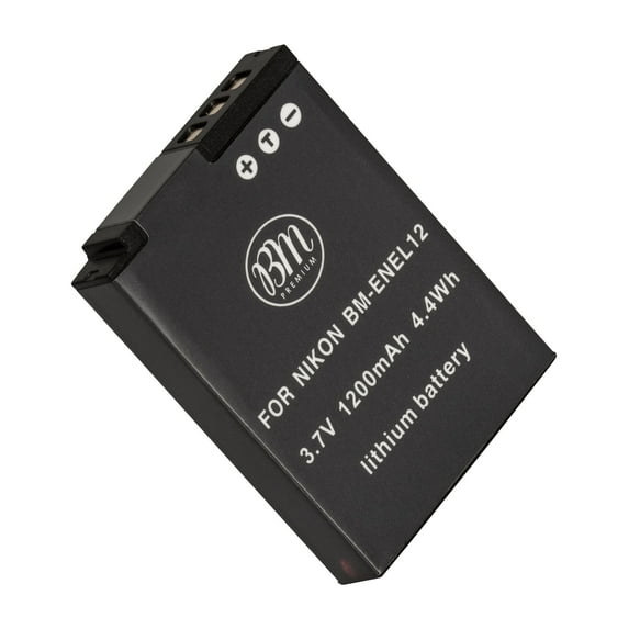 BM Premium 1200mAh Power Battery for A900 W300 Camera, EN-EL12