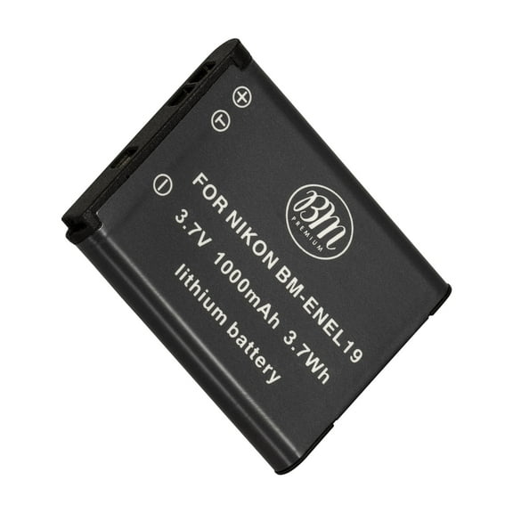 BM Premium 1000mAh Power Battery for Nikon Coolpix A300 W150, EN-EL19