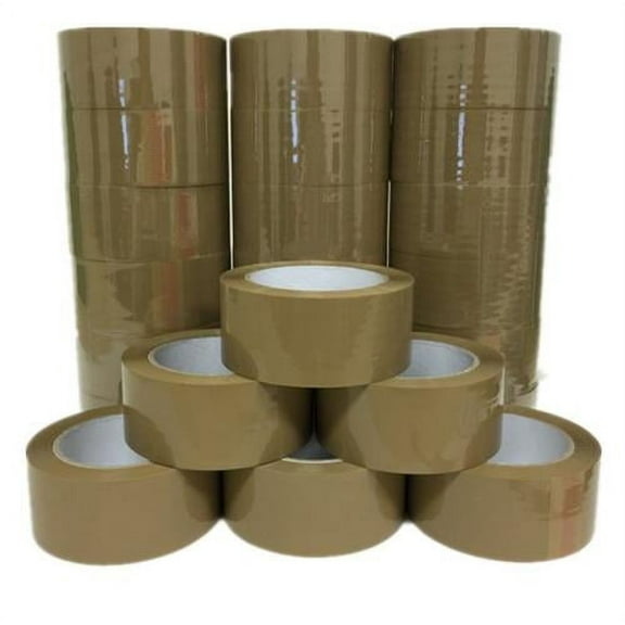 BM Paper 3" 110 Yards Pack of 24 Brown heavy-duty Sealing Adhesive Tape Packaging Shipping Carton Tape