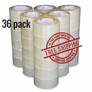 BM Paper Box Carton Sealing Tape 36 Pack 2" 110 yards Packaging Package Shipping Clear