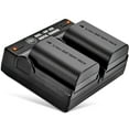 thumbnail image 1 of BM Premium 2 LP-E6N Batteries and Dual Bay Charger for Canon EOS R, EOS 90D, EOS 60D, EOS 70D, EOS 80D, EOS 5D II, EOS 5D III, EOS 5D IV Cameras, 1 of 7