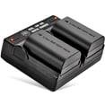 thumbnail image 1 of BM Premium 2 Pack of LP-E6N Batteries and Dual Bay Charger for Canon EOS 5Ds, EOS 6D, EOS 6D Mark II, EOS 7D, EOS 7D Mark II, C700, XC10, XC15 Cameras, 1 of 7