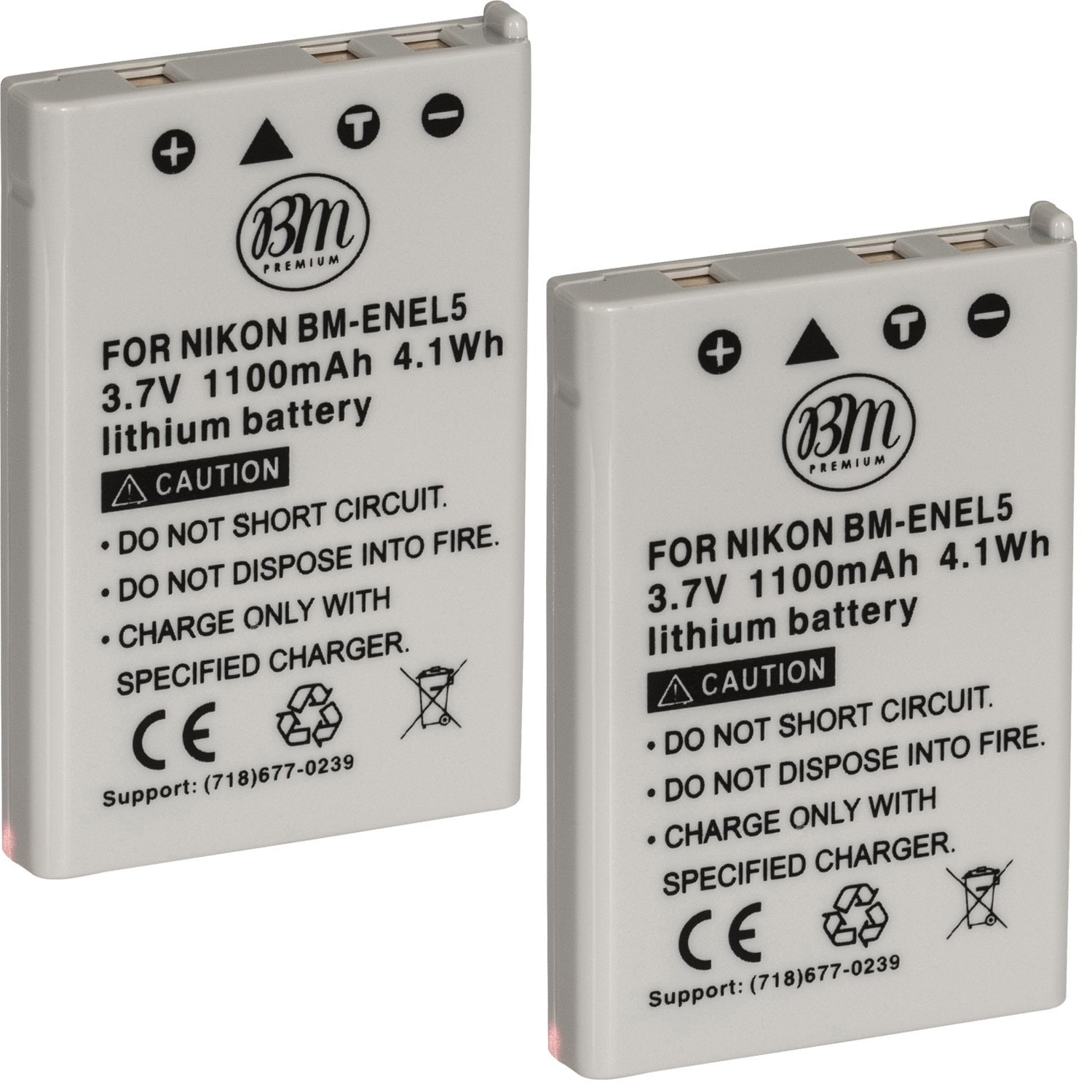 BM Premium EN-EL5 Battery Pack, for Nikon Coolpix P80, P90, P100