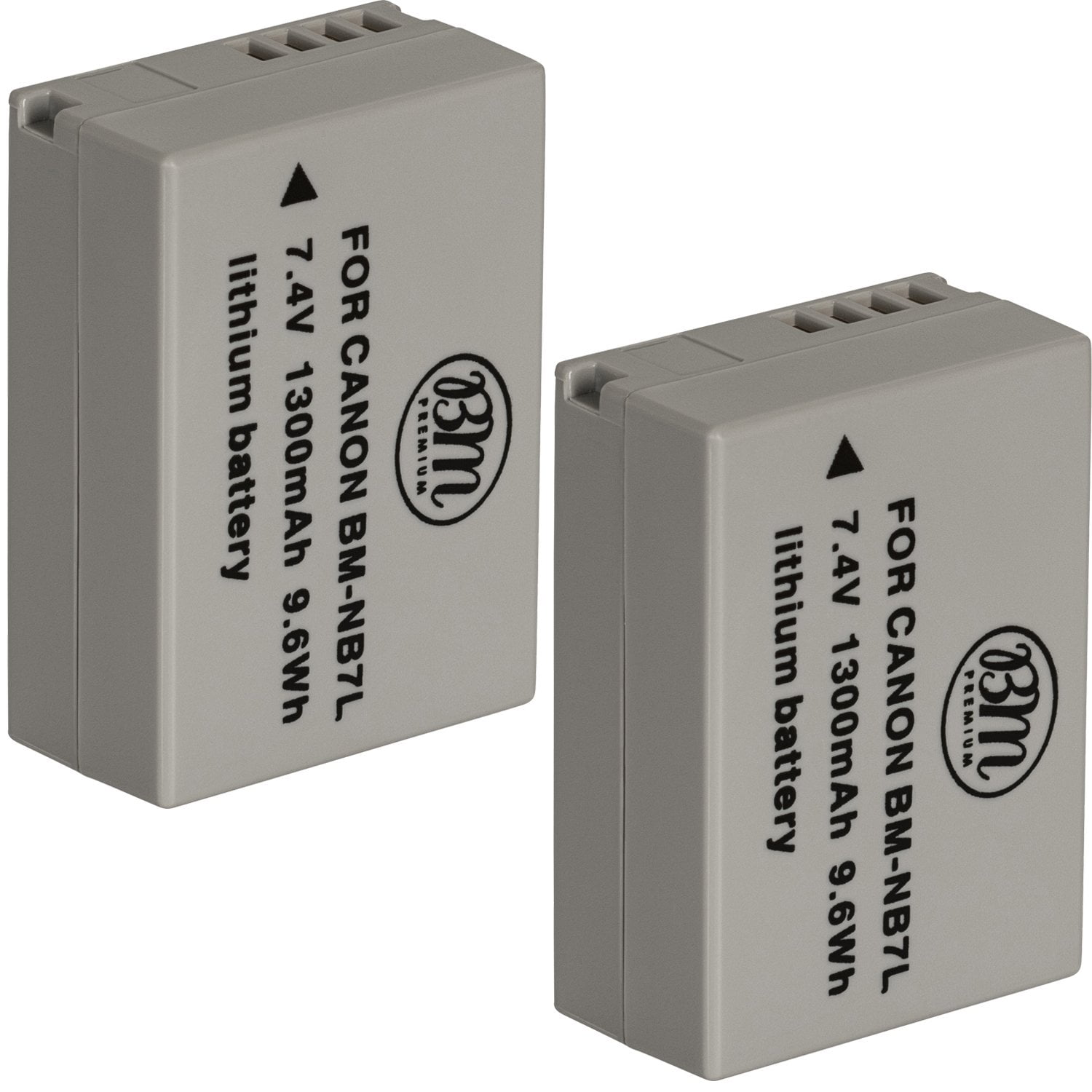 BM Premium 2 Pack of NB-7L Batteries for Canon PowerShot G10, G11, G12, SX30 is Digital Cameras
