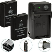 BM Premium Batteries and Charger for Nikon D3100, Black