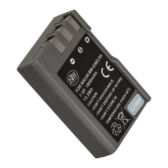 BM Premium EN-EL9, EN-EL9A Battery for Nikon D5000, D3000, D60, D40x & D40 Digital SLR Cameras