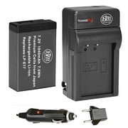 BM Premium LP-E17 Battery and Charger for Canon EOS M6 Mark II, SL2, SL3, EOS RP, EOS M3, EOS M5, EOS M6, EOS Rebel T6i, T6s, T7i, T8i Cameras