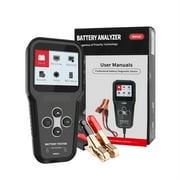 BM510 Motorcycle Car Truck Battery Tester 6V 12V 24V Battery Analyzer 2000 CCA Charging Cranking Test Scanner Tools ,Fast and Accurate Precise