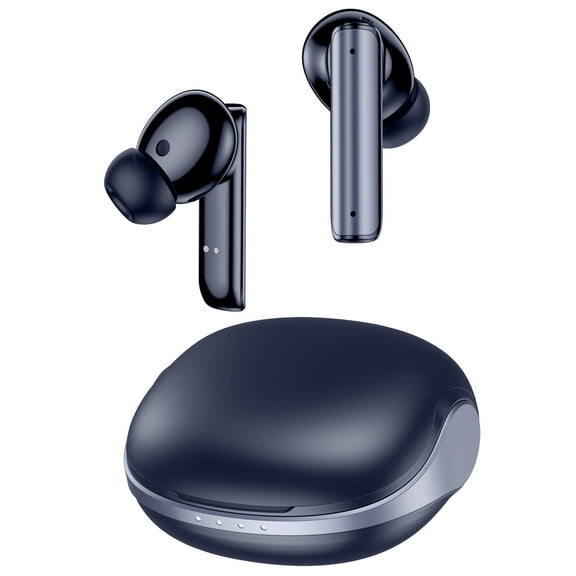 BMANI P60pro Noise Cancelling Earbuds Bluetooth 5.3 Headphones True Wireless Earbuds Touch Control with Wireless Charging Case in-Ear Earbuds with Mic for TV Smart Phone Computer Laptop