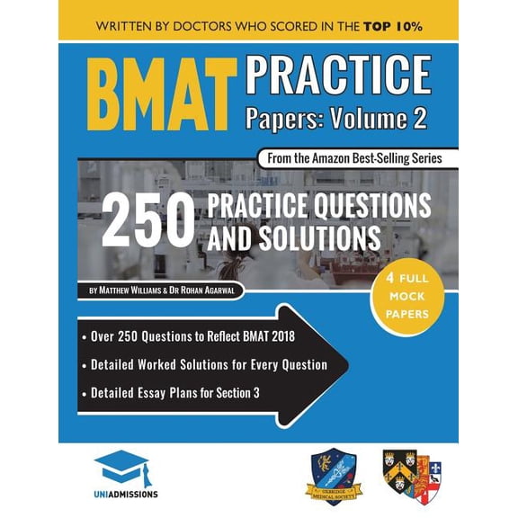 BMAT Practice Papers Volume 2 Matthew Williams,Rohan Agarwal (Paperback)