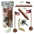 thumbnail image 1 of BMC Civil War Battlefield Plastic Army Men 1:32 Accessories - 18pc Playset, 1 of 4