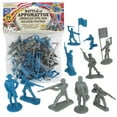 thumbnail image 1 of BMC Civil War Plastic Army Men - 26pc Battle of Appomattox Soldier Figures, 1 of 6