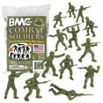 thumbnail image 1 of BMC Classic OD Green Plastic Army Men - 40pc WW2 Soldier Figures - Made in USA, 1 of 6