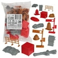 thumbnail image 1 of BMC Classic PPC City Street Accessories - 30pc Plastic Army Men Playset, 1 of 6