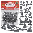 thumbnail image 1 of BMC CTS WW2 German Assault & Medics Plastic Army Men - 24pc Gray Soldier Figures, 1 of 6