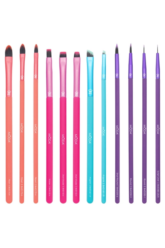 12pc Bold Artistry Makeup Brush Variety Set