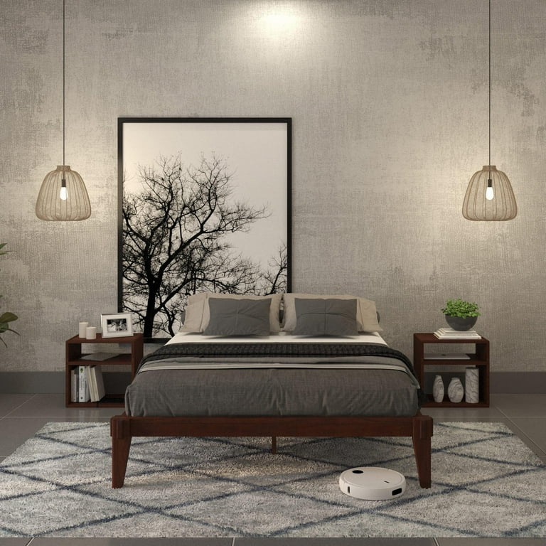 Queen bed base on sale no headboard
