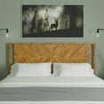 Free Shipping! BME Christiana King Size Headboard, Rustic, Solid Wood Wooden Bed Frame, Bright ...
