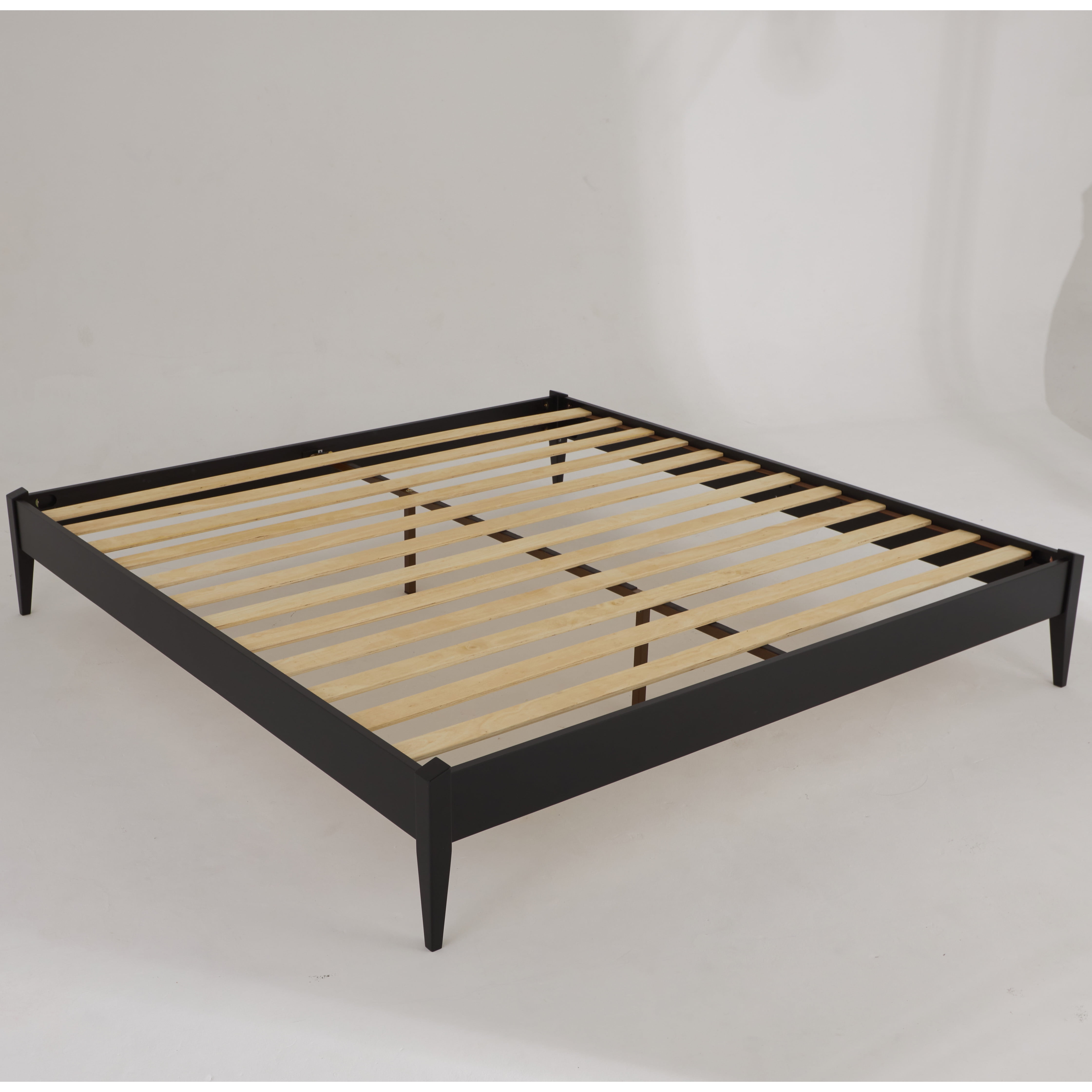 BME Keelin 15" King Size Platform Bed Frame, No Headboard, Modern