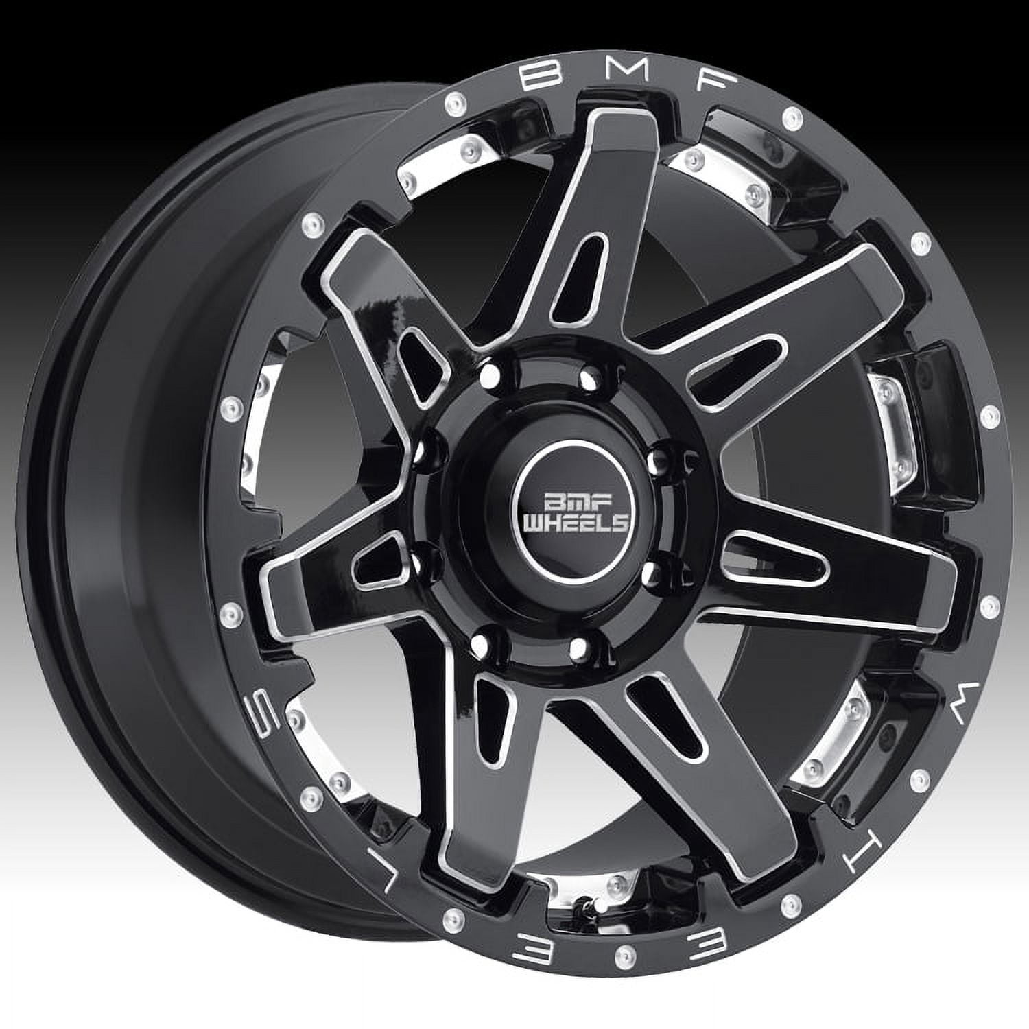 BMF 468B B.A.T.L. Death Metal Wheel Rim, 20