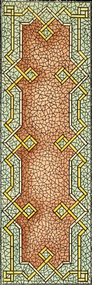 BMG Co Belcher Mosaic Glass 1886 12 Canvas Art - (24 x 36)