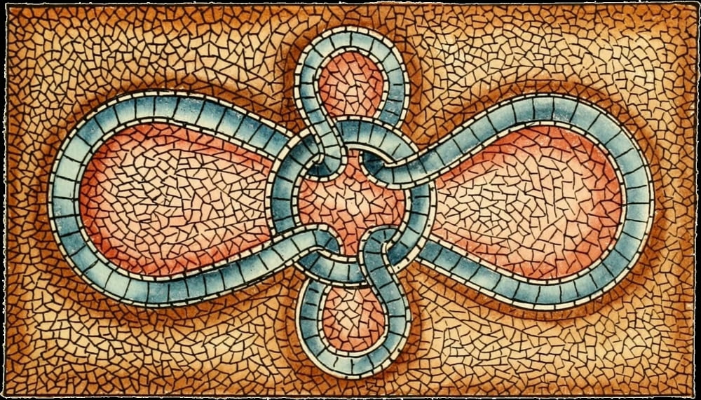 BMG Co Belcher Mosaic Glass 1886 14 Canvas Art - (24 x 36)