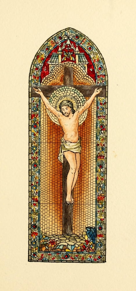 BMG Co Belcher Mosaic Glass 1886 19 Canvas Art - (18 x 24)