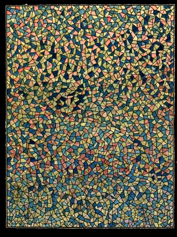 BMG Co Belcher Mosaic Glass 1886 3 Canvas Art - (24 x 36)