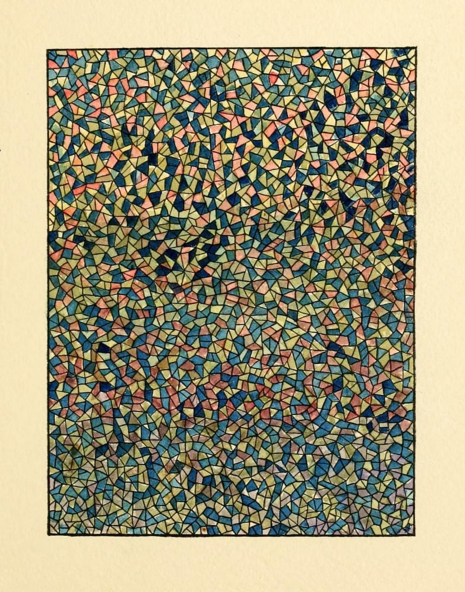 BMG Co Belcher Mosaic Glass 1886 3 Canvas Art - (24 x 36)