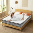 thumbnail image 1 of BMMB 10 In King Hydrid Innerspring Memory Foam Mattress Perfect Night Sleep No Pain, 1 of 10