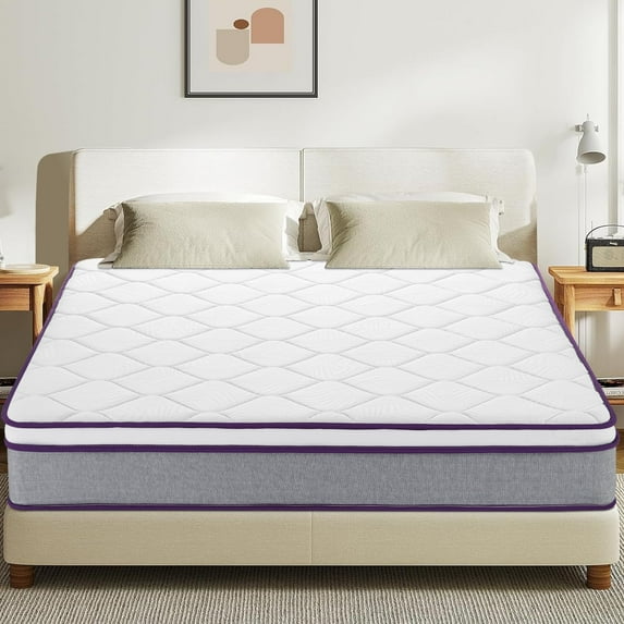 BMMB 12 Inch King Size Premium Memory Foam High Quality Pocket Coils Mattress Medium Firm High Breathable Zero Pressure Cooling Night Sleep