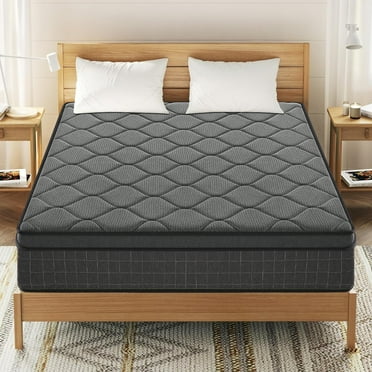 BMMB 12" Twin Breathable Durable Support Hybrid Mattress Memory Foam Pocketed Coils Springs
