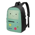 thumbnail image 1 of BMO Adventure Time Backpack School Bag Bookbag Satchel Laptop Daypack With USB Headphone Charging Port Unisex Travel Bag Rucksack, 1 of 8
