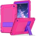 thumbnail image 1 of BMOUO Case for All-New Amazon Fire HD 10 Tablet (13th Generation 10.1", 2023 Release), Layer Duty Shockproof Rugged Case with Kickstand, Rose+Purple, 1 of 6
