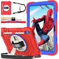 thumbnail image 1 of BMOUO Case for iPad 11th Generation (A16) 11 Inch 2025 / iPad 10th Generation 10.9" 2022 Protective Case with Screen Protector 360°Rotating Stand and Hand / Shoulder Strap, Red, 1 of 8