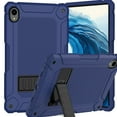 thumbnail image 1 of BMOUO Case for onn 12.1" Tablet Pro Gen 4 2024 (Model:100146663), Heavy Duty Shockproof Rugged Protective Case with Built-in Stand/Pencil Holder for Walmart Onn Tablet 12.1 inch 2024,Black+Navy Blue, 1 of 6