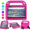 thumbnail image 1 of BMOUO Kids Case for Fire 7 Tablet (12th Generation,2022 Release), Fire 7 Tablet Case, Fire 7 2022 Case, Shockproof Handle Stand Kids Case for Amazon Fire 7 Tablet 2022 Latest Model 7", Rose, 1 of 1