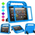 thumbnail image 1 of BMOUO Kids Case for Fire HD 10 & Fire HD 10 Plus Tablet (13/11th Generation , 2023/2021 Release), with Screen Protector, Shockproof Handle Stand Kids Case for Fire HD 10 Tablet & Fire HD 10 Plus, Blue, 1 of 9