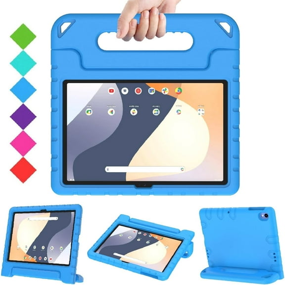 BMOUO Kids Case for Onn 10.1" Gen 4 2024 (Model:100135925) Tablet, Shockproof Light Weight Handle Stand Case for Walmart Onn Tablet 10.1 inch 2024 (Gen 4), Blue