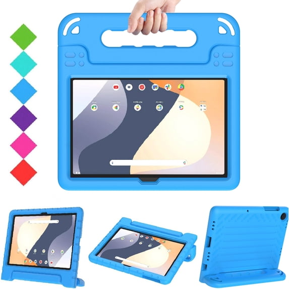 BMOUO Kids Case for Onn 10.1" Gen 4 2024 (Model:100135925) Tablet, Shockproof Light Weight Handle Stand Case for Walmart Onn Tablet 10.1 inch 2024 (Gen 4), Blue